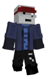 martinique and silver Minecraft skin — Classic model
