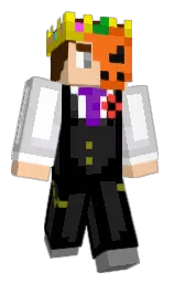 mine shaft and black Minecraft skin — Classic model