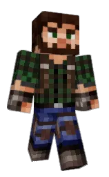 cocoa brown and zeus Minecraft skin — Classic model — first worn by Asalender