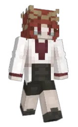 hint of red and dune Minecraft skin — Slim model — first worn by S0RERE