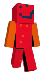 red ribbon and trinidad Minecraft skin — Classic model