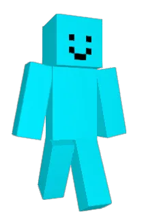 Front of Blutron's skin