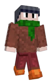 Front of Grefter's skin