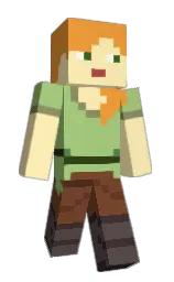 buttermilk and black Minecraft skin — Slim model — first worn by 0Name