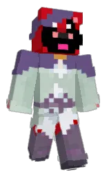 butterfly bush and powder ash Minecraft skin — Classic model — first worn by sonapawstage