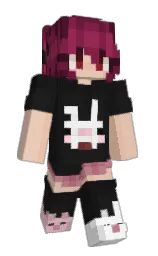 cod gray and just right Minecraft skin — Slim model — first worn by Evil_Salami