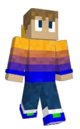 straw and white Minecraft skin — Classic model