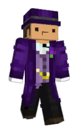 violent violet and violet Minecraft skin — Slim model — first worn by VVersa