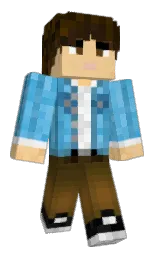 inputmonitor's Minecraft skin wearing the Aurora cape