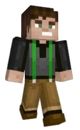 FutureDILF's Minecraft skin wearing the Migrator cape