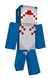 feeshark Minecraft avatar full body