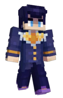 Front of WanFra's skin