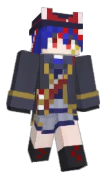 tuna and ebony clay Minecraft skin — Classic model
