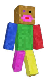 alizarin crimson and copper Minecraft skin — Classic model
