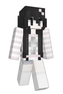 feindselige Minecraft avatar full body