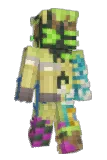 fempilled Minecraft avatar full body