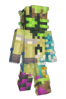 fempilled Minecraft avatar full body