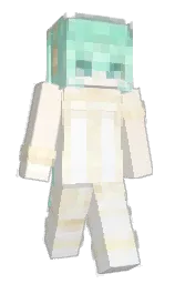 bridal heath and white Minecraft skin — Slim model