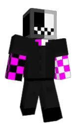 cod gray and black Minecraft skin — Classic model — first worn by UnreqitedGenesis