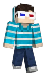 aceminer39's Minecraft skin wearing the Moonlight Trail cape