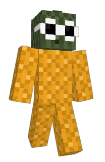 Front of Insectron's skin