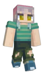 chamois and outer space Minecraft skin — Classic model — first worn by wanderlng