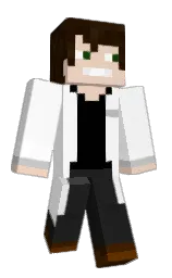alabaster and just right Minecraft skin — Classic model — first worn by lookitsrobbie