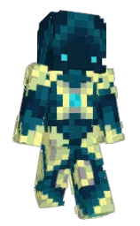 Ammsii's Minecraft skin wearing the Twisted cape