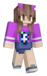 lavender and sidecar Minecraft skin — Classic model — first worn by HaySquid