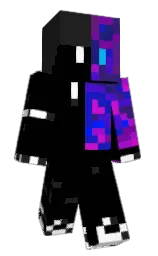 black and mine shaft Minecraft skin — Classic model