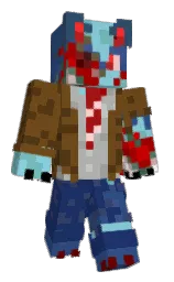 walnut and chambray Minecraft skin — Classic model — first worn by NordFolf