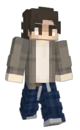 sandstone and squirrel Minecraft skin — Classic model — first worn by TheProkty