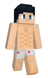 Pamalosebi's Minecraft skin wearing the Pan cape
