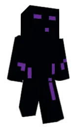 blue charcoal and daisy bush Minecraft skin — Classic model