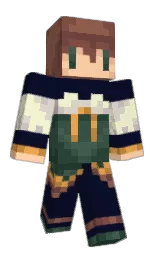 white and haiti Minecraft skin — Classic model