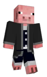 HogHies2's Minecraft skin wearing the Menace cape