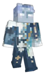 pickled bluewood and white Minecraft skin — Classic model — first worn by EatMyPantaloon