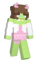 Lualt's Minecraft skin wearing the Aurora cape