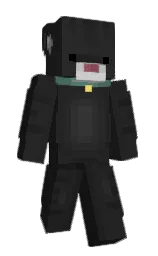 claptrap's Minecraft skin wearing the MineCon 2015 cape