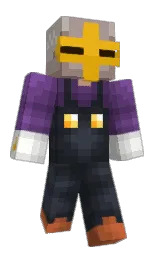 Sladeunrated's Minecraft skin wearing the Aurora cape