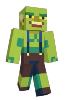 Front of Plyuk's skin