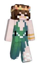 pot pourri and deep oak Minecraft skin — Slim model