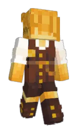 Minecraft-Skin in bridal heath und english walnut — Modell: Schmal