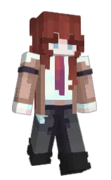 old copper and sanguine brown Minecraft skin — Slim model — first worn by shamwr