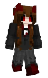 DemonicBehr's Minecraft skin wearing the Builder cape