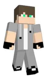 silver chalice and judge gray Minecraft skin — Classic model — first worn by oguzok25
