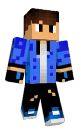 DiamondDinDin's Minecraft skin wearing the Migrator cape