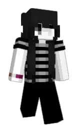 xwom's Minecraft skin wearing the Pan cape