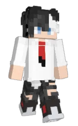 white and alabaster Minecraft skin — Slim model — first worn by KRAFTT00