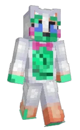 blue haze and iron Minecraft skin — Slim model